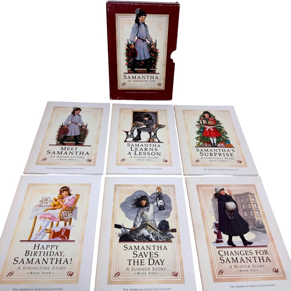 Vintage American Girl Samantha Book Set 1-6 Pleasant Company 1986 1st Ed - BH